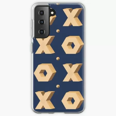 XO pattern abstract design Samsung Galaxy Phone Case