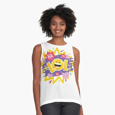 Laugh Out Loud Sleeveless Top