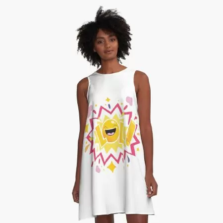Laugh Out Loud A-Line Dress