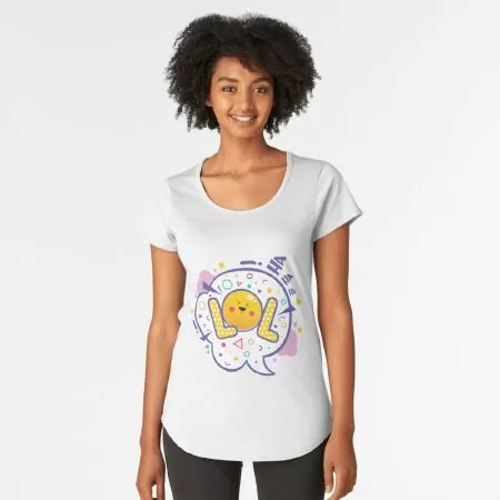 Laugh Out Loud Premium Scoop T-Shirt