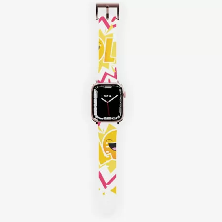 Very cute lol clock Apple Watch Band - Rose Gold