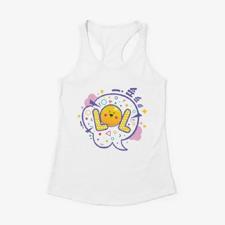 Laugh Out Loud Women's Racerback Tank