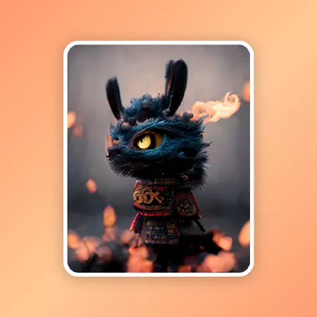 Cute Samurai Dragon NFT