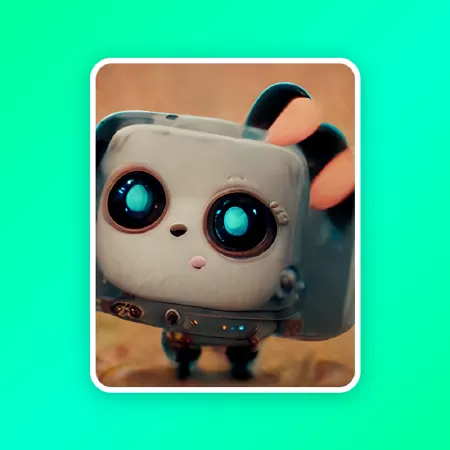 Cute Female Robot Baby NFT