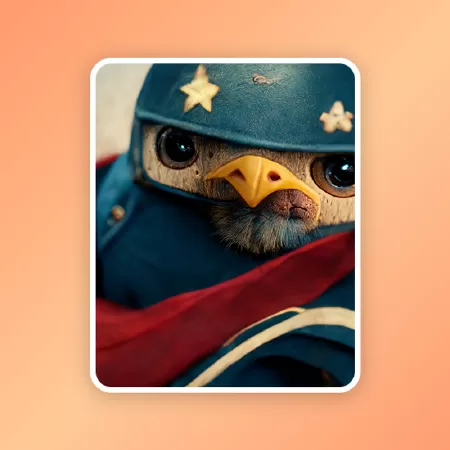 Cute Eagle Portrait NFT