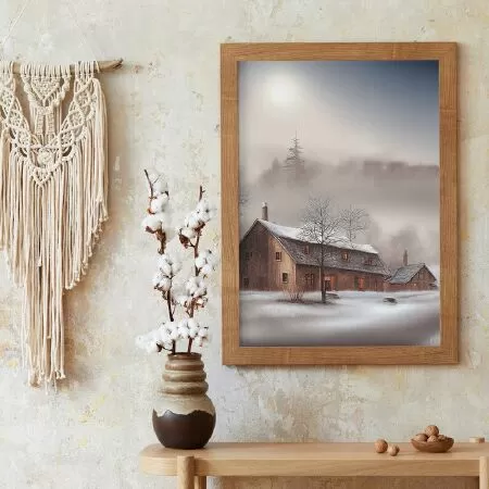 Winter Modern Farmhouse Neutral Printable Wall Art