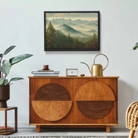 Mountain View Forest Printable Wall Art