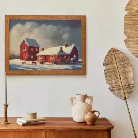 70s Farmhouse Christmas Printable Wall Art