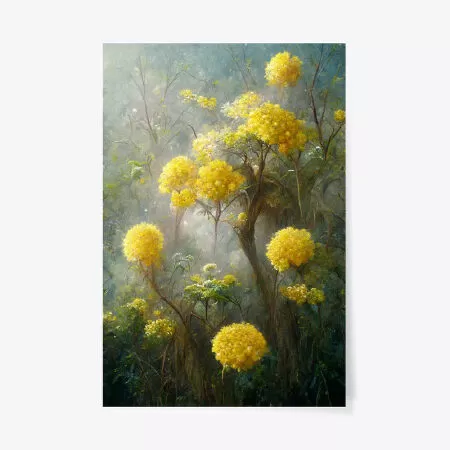 Mimosa flower forest #1