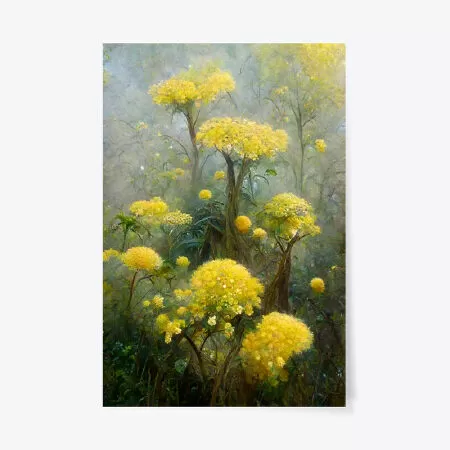 Mimosa flower forest #2