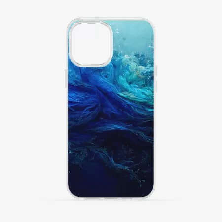 Abstract blue sea and seaweed #1