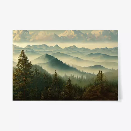 Misty Mountain View
