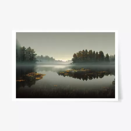 The surface of the lake #01