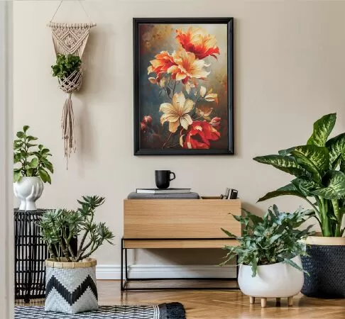 Vintage Haute Flower Digital Painting