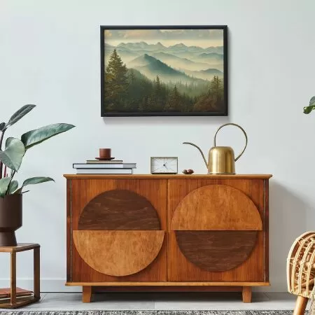 Mountain View Forest Printable Wall Art