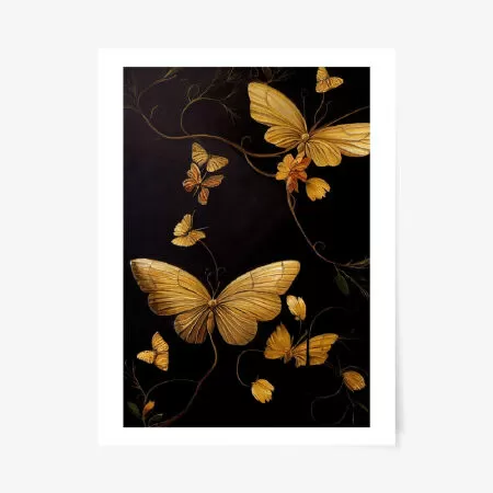 Butterflies perched on flower