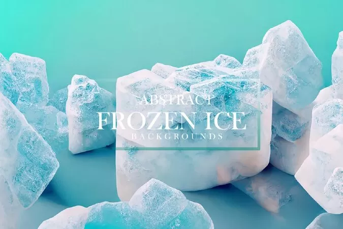 Abstract Frozen Ice Backgrounds #02, Digital Backgrounds