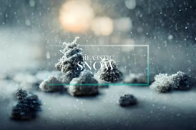 Realistic Snow Backgrounds #01, Digital Backgrounds, digital backgrounds for photography