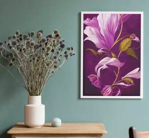 Abstract Haute Floral Art Printable Wall Art