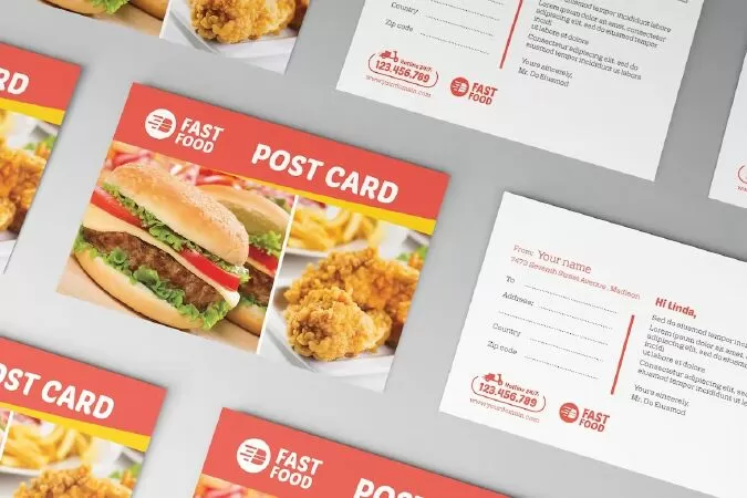 Restaurant/ Fast Food Set Templates
