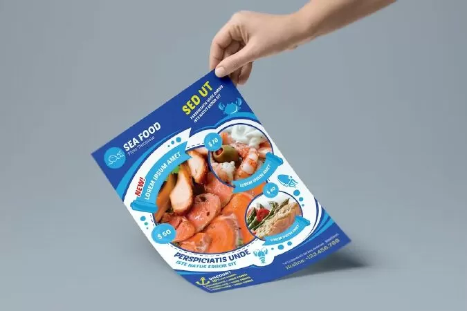 Seafood Restaurant - Flyer Template