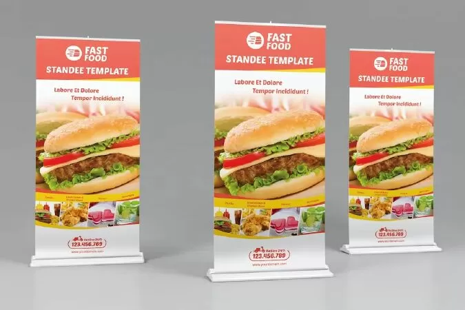 Restaurant/ Fast Food-Open Hours-Rollup Template