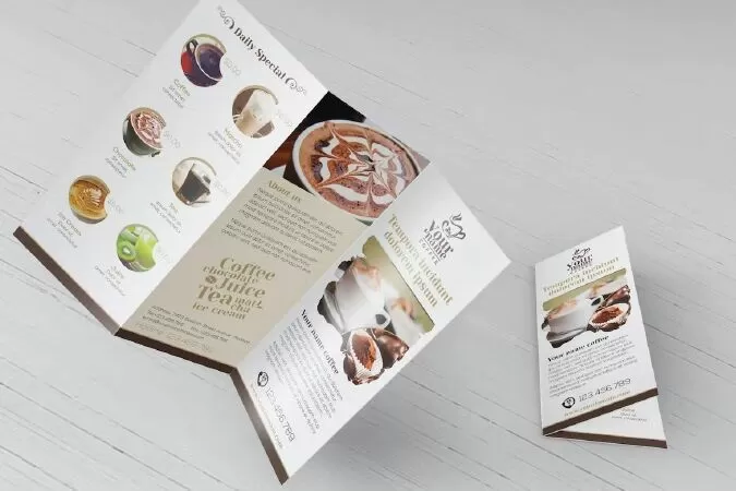 Coffee Shop - Trifold Brochure Template