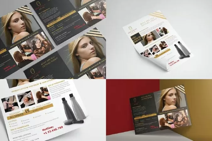 Hair Stylist & Salon/ Flyer Template