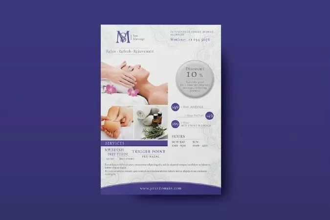 Massage - Ad & Flyer Template