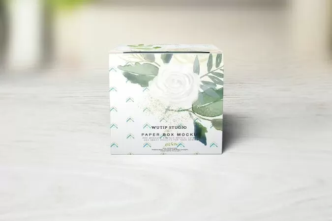 Square Box Mockup 02