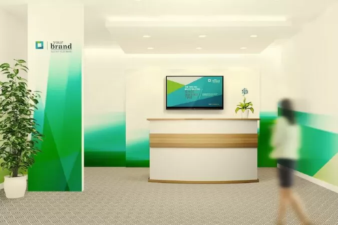 Office Interior Branding Mockups V2