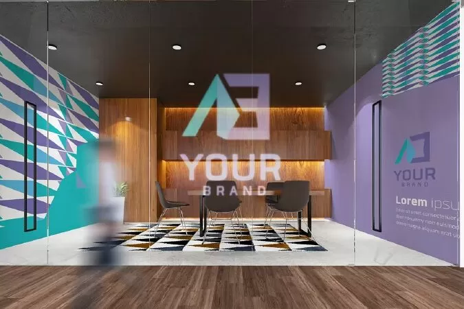 Office Interior Branding Mockups V3