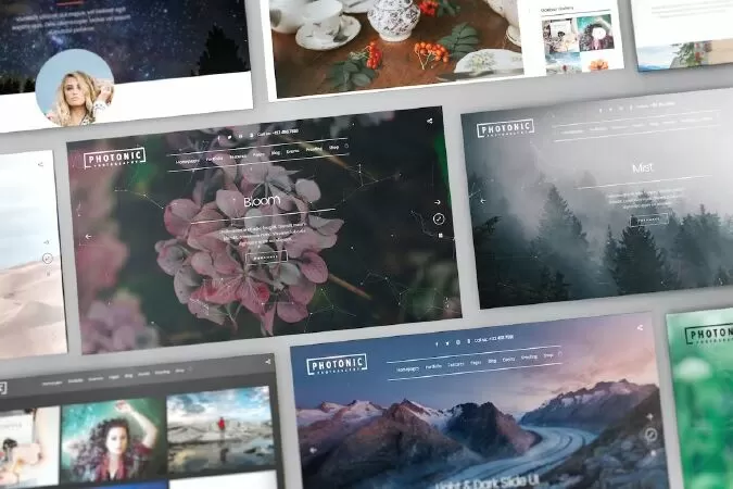 Perspective presentation Web Mockup 09