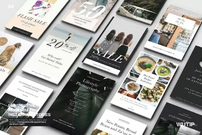 Perspective Mockup for Instagram Stories 04