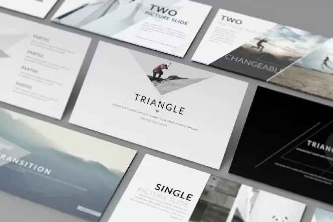 Perspective presentation Web Mockup 04
