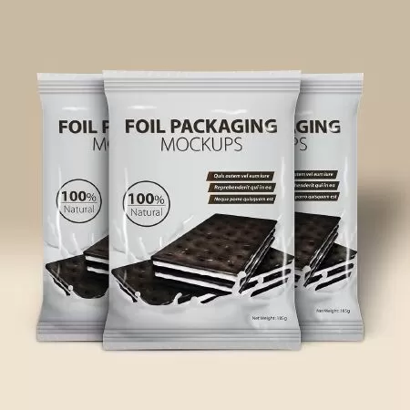 Foil Packaging Mockups Vol.2