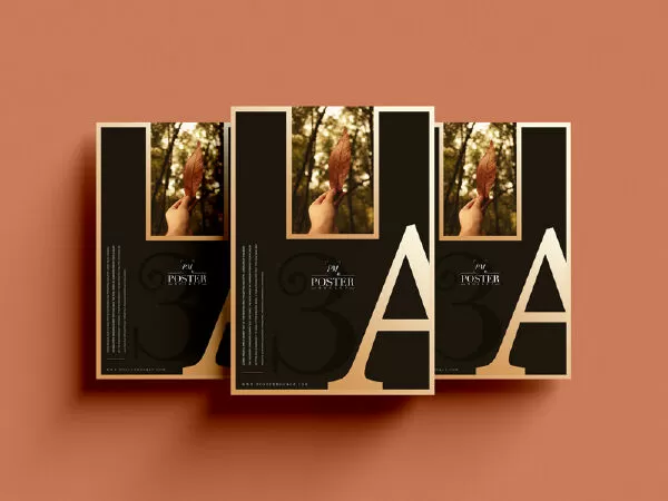 A3 Poster Mockup Free