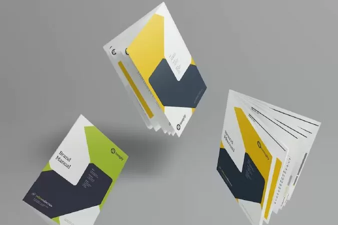 A4 Brochure/ Magazine-Booklet Mockups