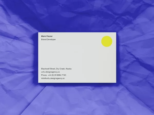 Free PSD Business Card Mockup