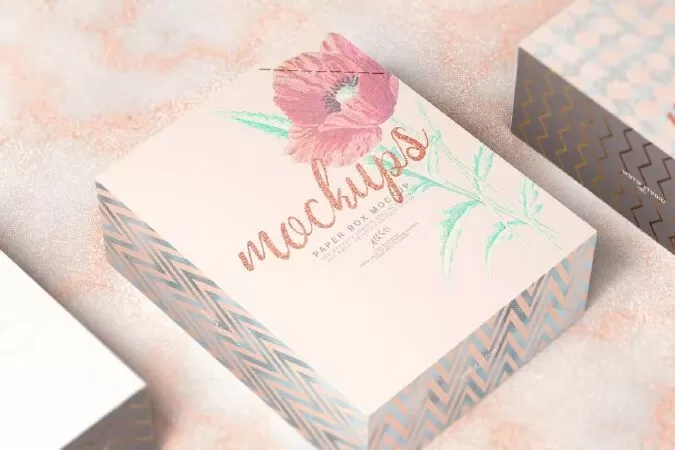 Paper Box Mockup 07
