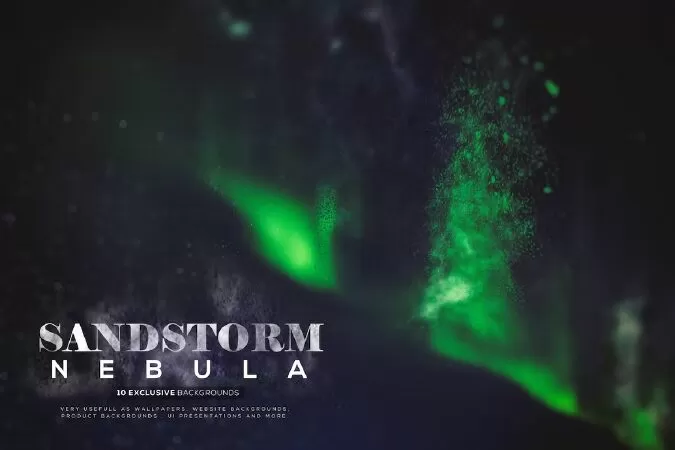 Abstract Sandstorm Nebula Backgrounds