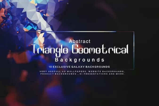 Abstract Triangle Geometrical Background V2