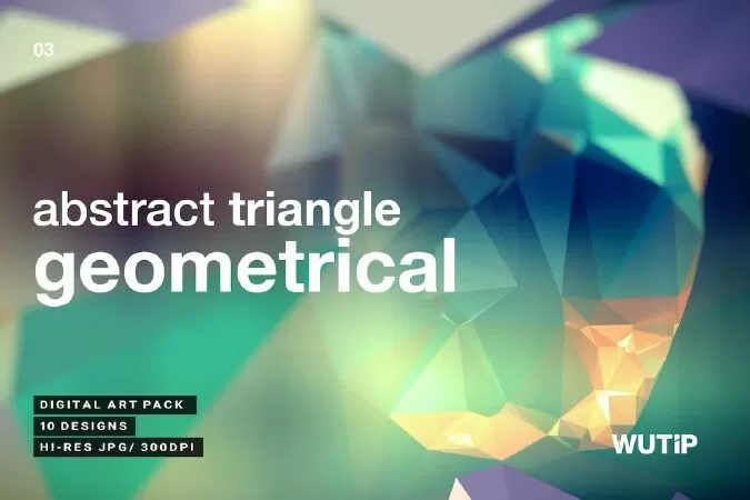Abstract Triangle Geometrical Background V3