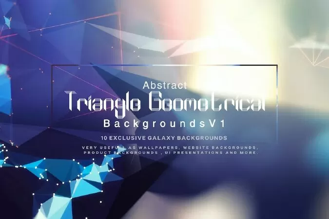 Abstract Triangle Geometrical Background V1