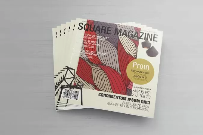 Brochure - Square Magazine Mockups