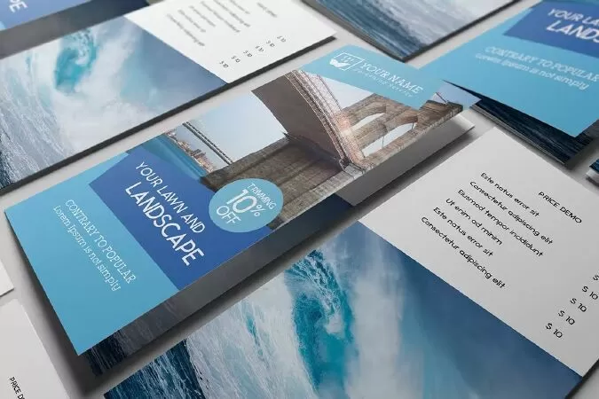 US Letter | Tri-Fold Brochure Mock-up