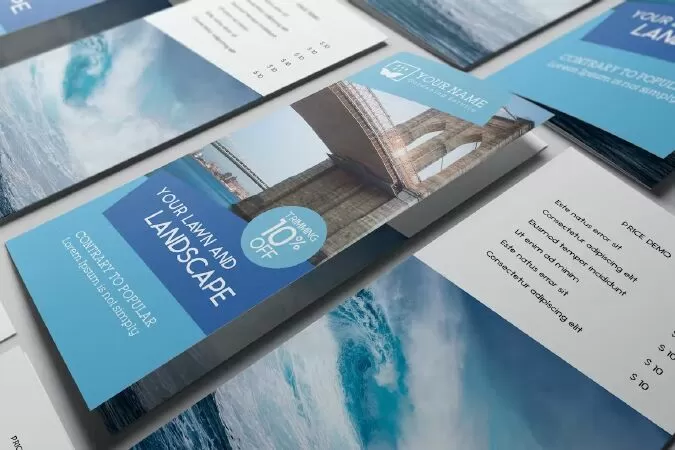 US Letter | Tri-Fold Brochure Mock-up V2