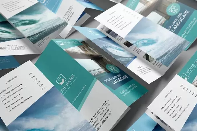 US Letter | Tri-Fold Brochure Mock-up