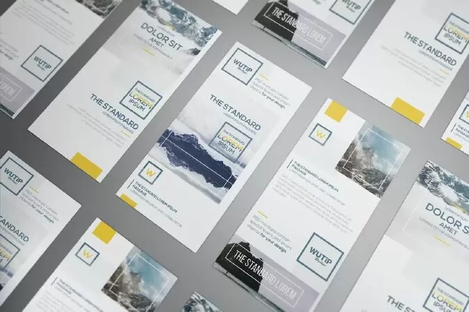 DL Flyer Mockups