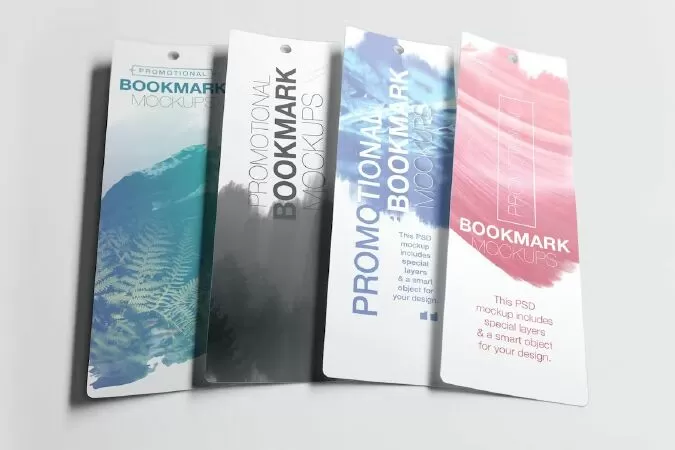 Promotional Bookmark Mockup
